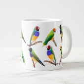 Gouldian Finch Lovers Mug Grote Koffiekop (Voorkant rechts)