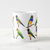 Gouldian Finch Lovers Mug Grote Koffiekop (Voorkant)