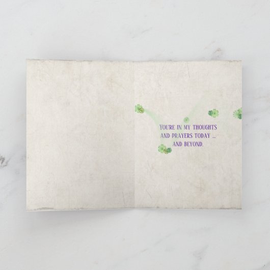 Gouldian Finch over tak voor je denken Kaart (Binnen)