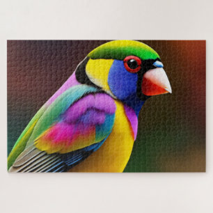 Gouldian Finch puzzel
