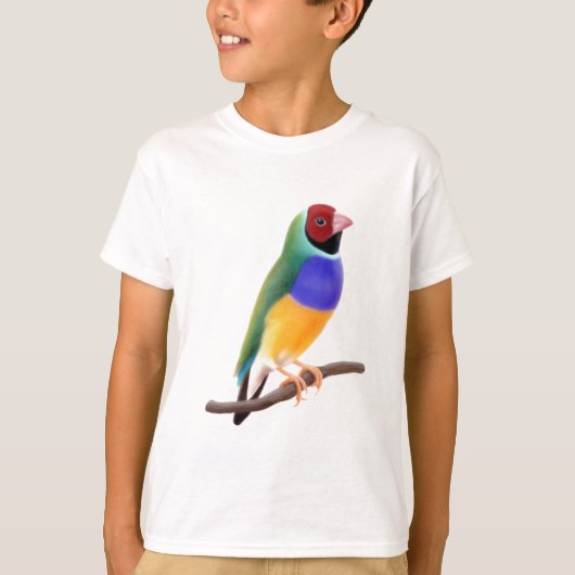 Gouldian Finch T-shirt (Voorkant)