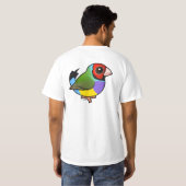 Gouldian Finch T-shirt (Achterkant volledig)