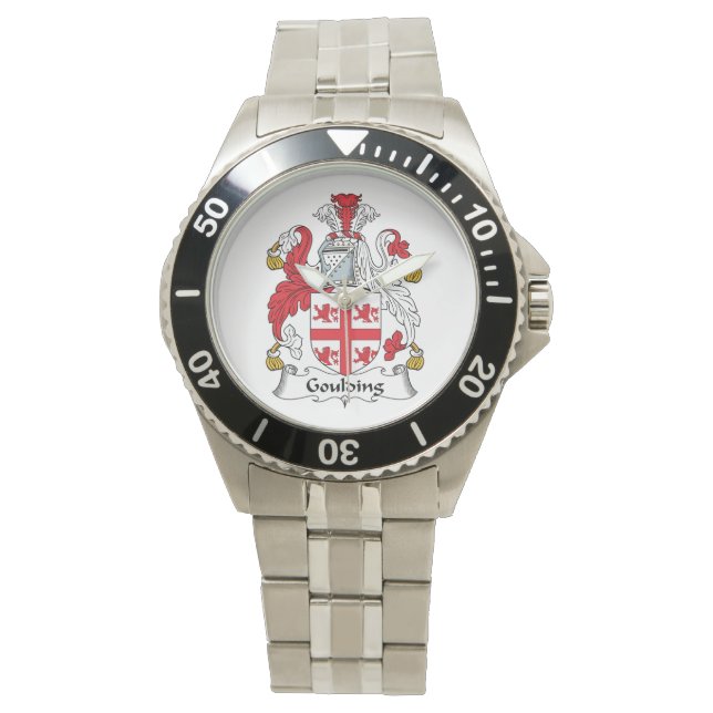 Goulding Family Crest Horloge (Voorkant)