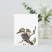 Goulds Kookaburra Australiana Aankondigingskaart (Staand voorkant)