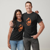 Goulish Face Spooky Pirate T-shirt ontwerp (Unisex)