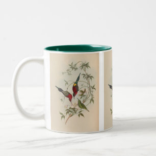 Goulpourah Sun-Bird door John Gould Tweekleurige Koffiemok