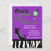 Gouls Night Out Invite [Paars] Kaart (Voorkant)