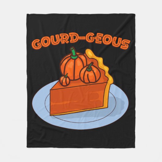 Gourd-geous Fleece Deken (Voorkant)