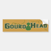 Gourd Head Bumpersticker (Voorkant)