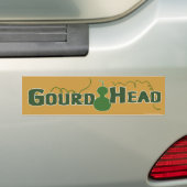 Gourd Head Bumpersticker (Op auto)