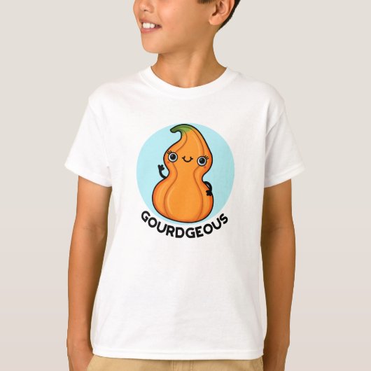 Gourd-schandaal Funny Gourd Veggie Pun T-shirt (Voorkant)