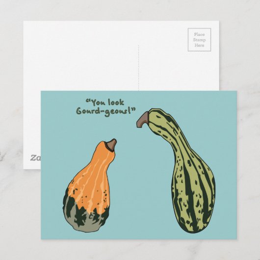 Gourd-schitterend Briefkaart (Voorkant / Achterkant)