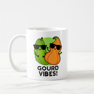 Gourd Vibes Funny Veggie Pun Koffiemok