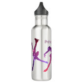 Gourde voor ijsschaatsen - Rose Violet star Waterfles (Links)