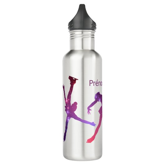 Gourde voor ijsschaatsen - Rose Violet star Waterfles (Links)