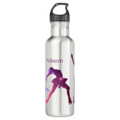 Gourde voor ijsschaatsen - Rose Violet star Waterfles (Voorkant)