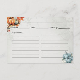 Gourdegous Basic Recept Kaart