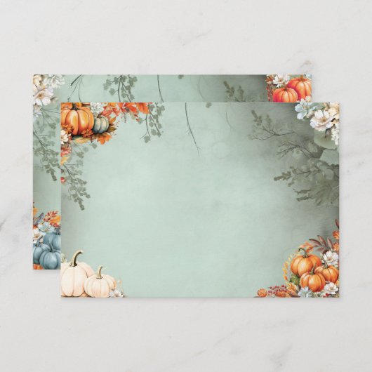 Gourdegous Blank Recept Kaart (Voorkant / Achterkant)