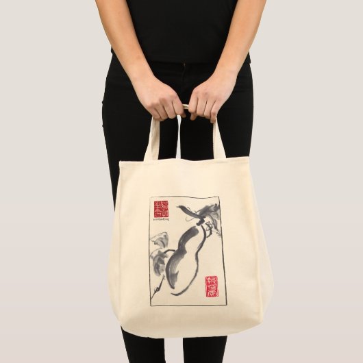 "Gourdgeous" SumiSack Organic Tote Bag (Voorkant (product))
