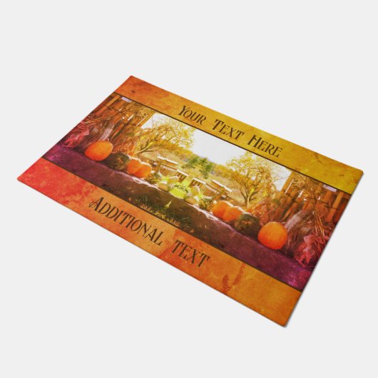 Gourds en pompoenen Boerderij op maat Deurmat (Schuin)