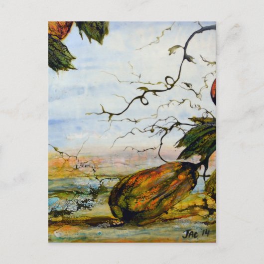 Gourds, Originele Kunst door JAC Briefkaart (Voorkant)