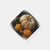 Gourds & Pumpkin Vignette Servet (Hoek)