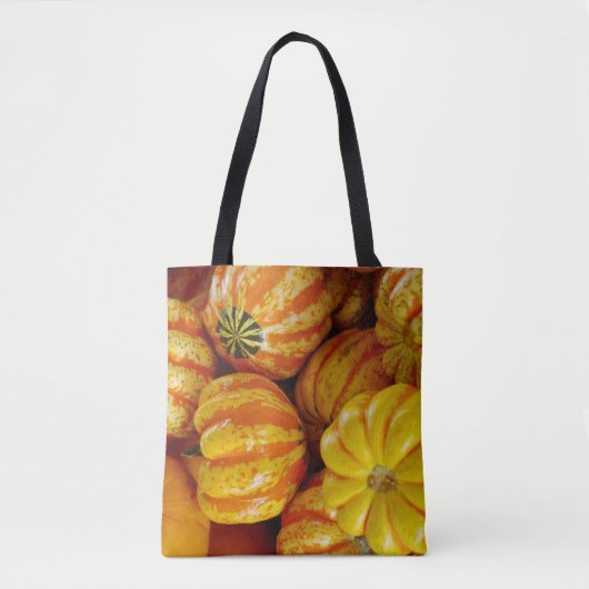 Gourds Pumpkins Herfst Autumn Rustic Land Tote Bag (Voorkant)
