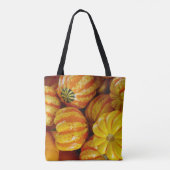 Gourds Pumpkins Herfst Autumn Rustic Land Tote Bag (Achterkant)