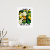 Gourds Seed Packet Label Poster (Keuken)