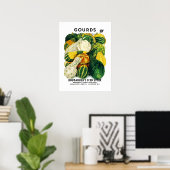 Gourds Seed Packet Label Poster (Thuiskantoor)