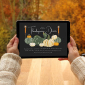 Gourds Thanksgiving Diner Kaart