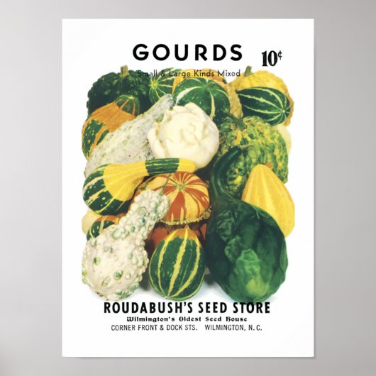 Gourds  zaaipakket poster (Voorkant)