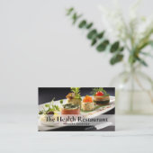 Gourmet Appetizers | Hors Doeuvres Visitekaartje (Staand voorkant)