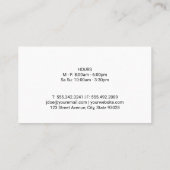 Gourmet Appetizers | Hors Doeuvres Visitekaartje (Achterkant)