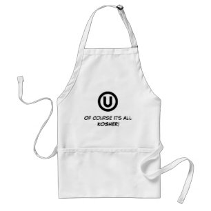 Gourmet Apron - Natuurlijk is het allemaal Kosher! Standaard Schort