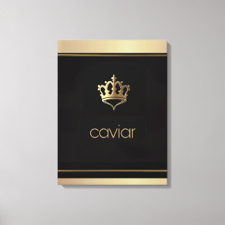 Gourmet Art / Royal Caviar / Uitgerekt Canvas Prin
