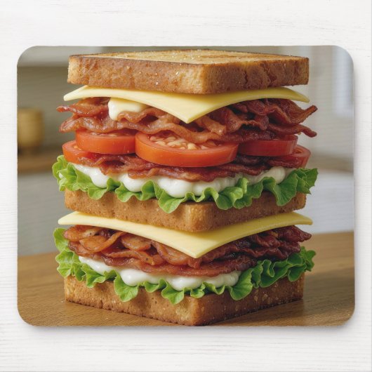 Gourmet B.L.T. Sandwich Muismat (Voorkant)