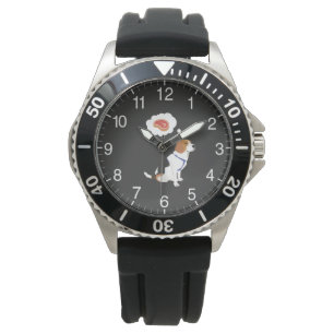 Gourmet Beagle Dog Horloge