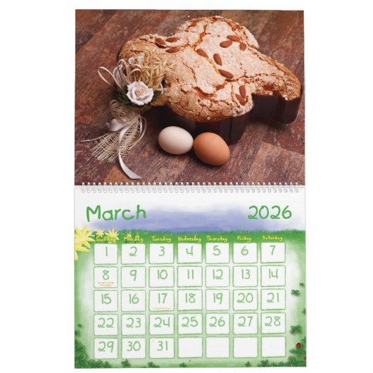 Gourmet Calendar Kalender (Mar 2026)