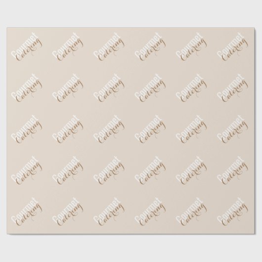 Gourmet Catering  Cadeaupapier (Vlak)