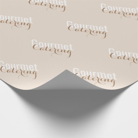 Gourmet Catering  Cadeaupapier (Hoek)