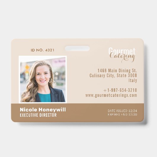 Gourmet Catering Company Badge (Voorkant)