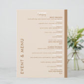 Gourmet Catering Flat Menu (Staand voorkant)