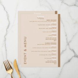 Gourmet Catering Flat Menu