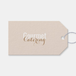 Gourmet Catering Giftlabels Cadeaulabel