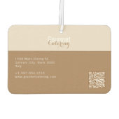 Gourmet Catering Luchtverfrisser (Achterkant)