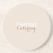 Gourmet Catering Sandstone Onderzetter (Voorkant)