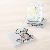 GOURMET CHEF GLAZEN ONDERZETTER (Schuin)