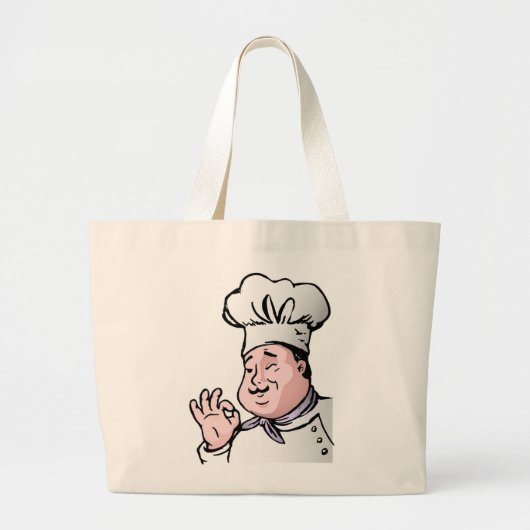 GOURMET CHEF GROTE TOTE BAG (Voorkant)