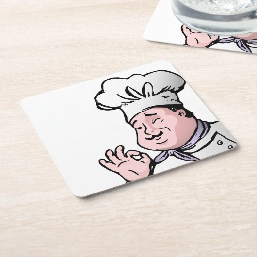 GOURMET CHEF KARTONNEN ONDERZETTERS (Schuin)